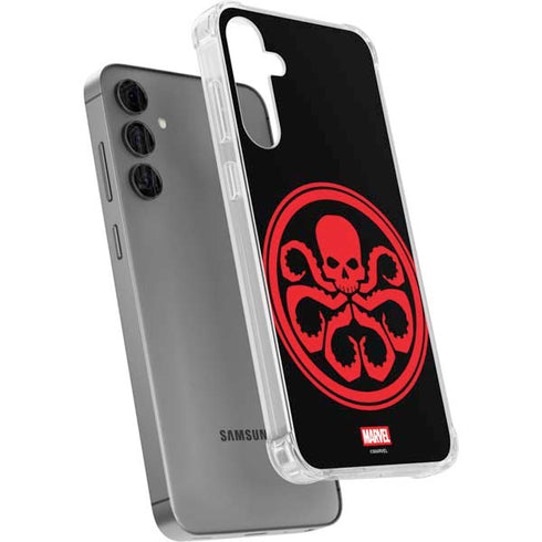 Marvel Captain America Hydra Symbol Galaxy S24 Plus Clear Case